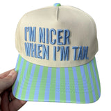 Nicer When Tan Canvas Trucker Hat - Accessories - Hats - Summer Tees