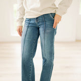 No Where Days Wide Leg Jeans - Bottoms - Pants - Vervet - Flying Monkey