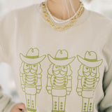 Nutcracker Tan/Green Sweatshirt - Tops - Sweatshirts - Summer Tees