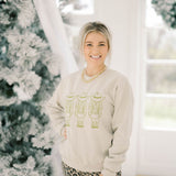 Nutcracker Tan/Green Sweatshirt - Tops - Sweatshirts - Summer Tees