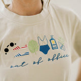 Out of Office Embroidered Tee - Tops - Tees - Summer Tees