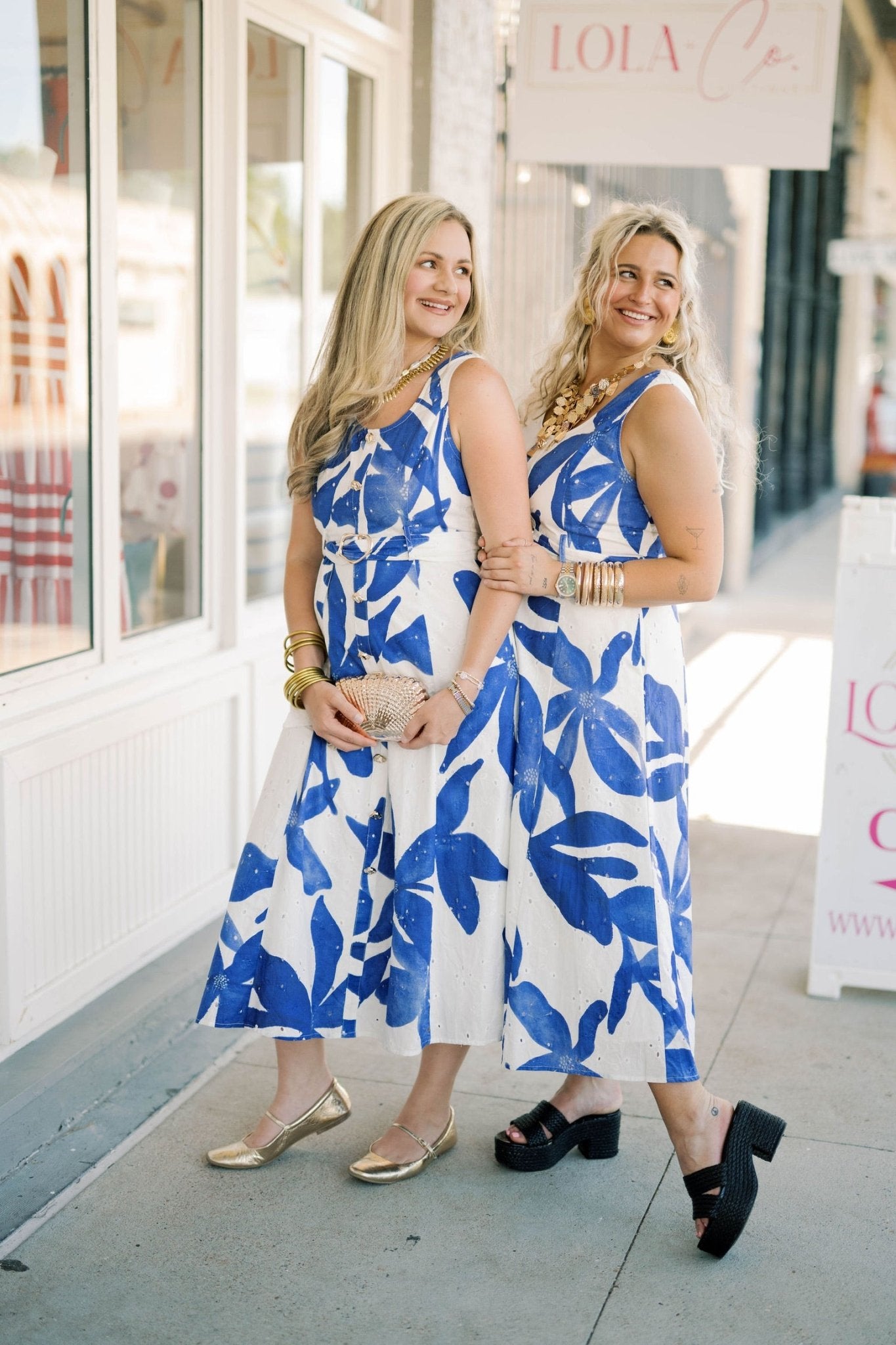Paradisa Midi Floral Dress - Dresses - Entro