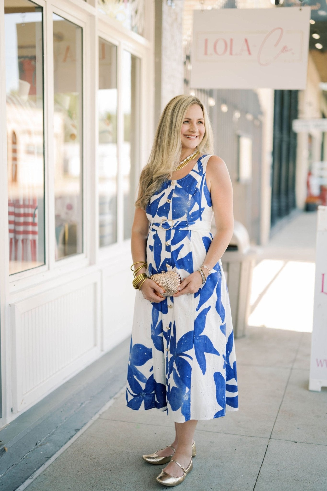 Paradisa Midi Floral Dress - Dresses - Entro