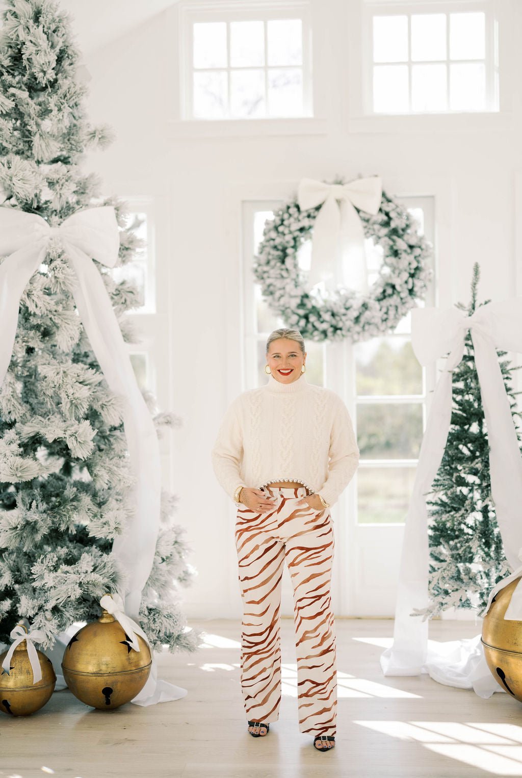 Park Avenue Zebra Pants - Bottoms - Pants - Illa Illa