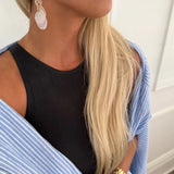Pearl Shell Drop Earrings - Jewelry - Earrings - Chansutt Pearls
