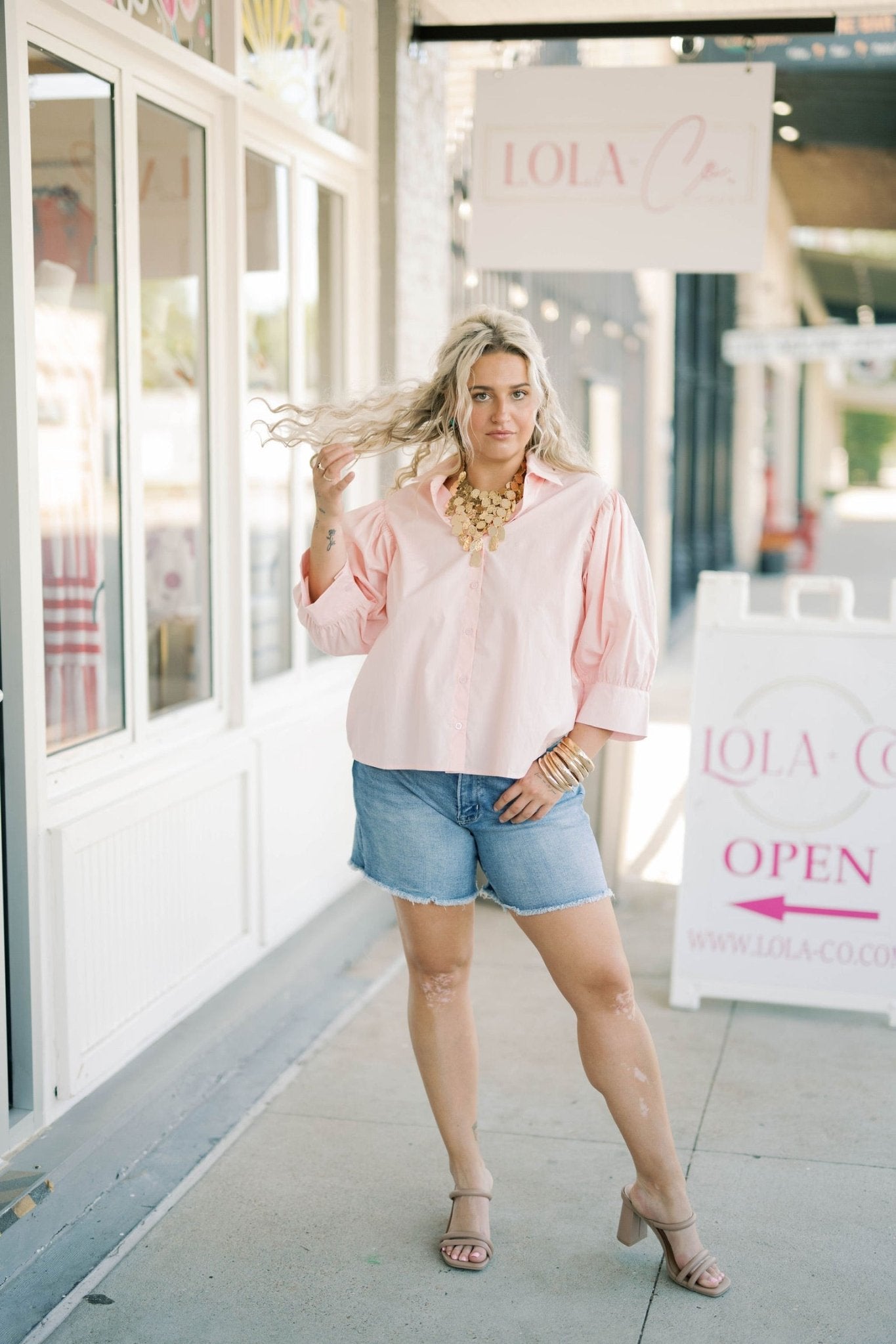 Penthouse Charm Top - Tops - Blouses - She & Sky