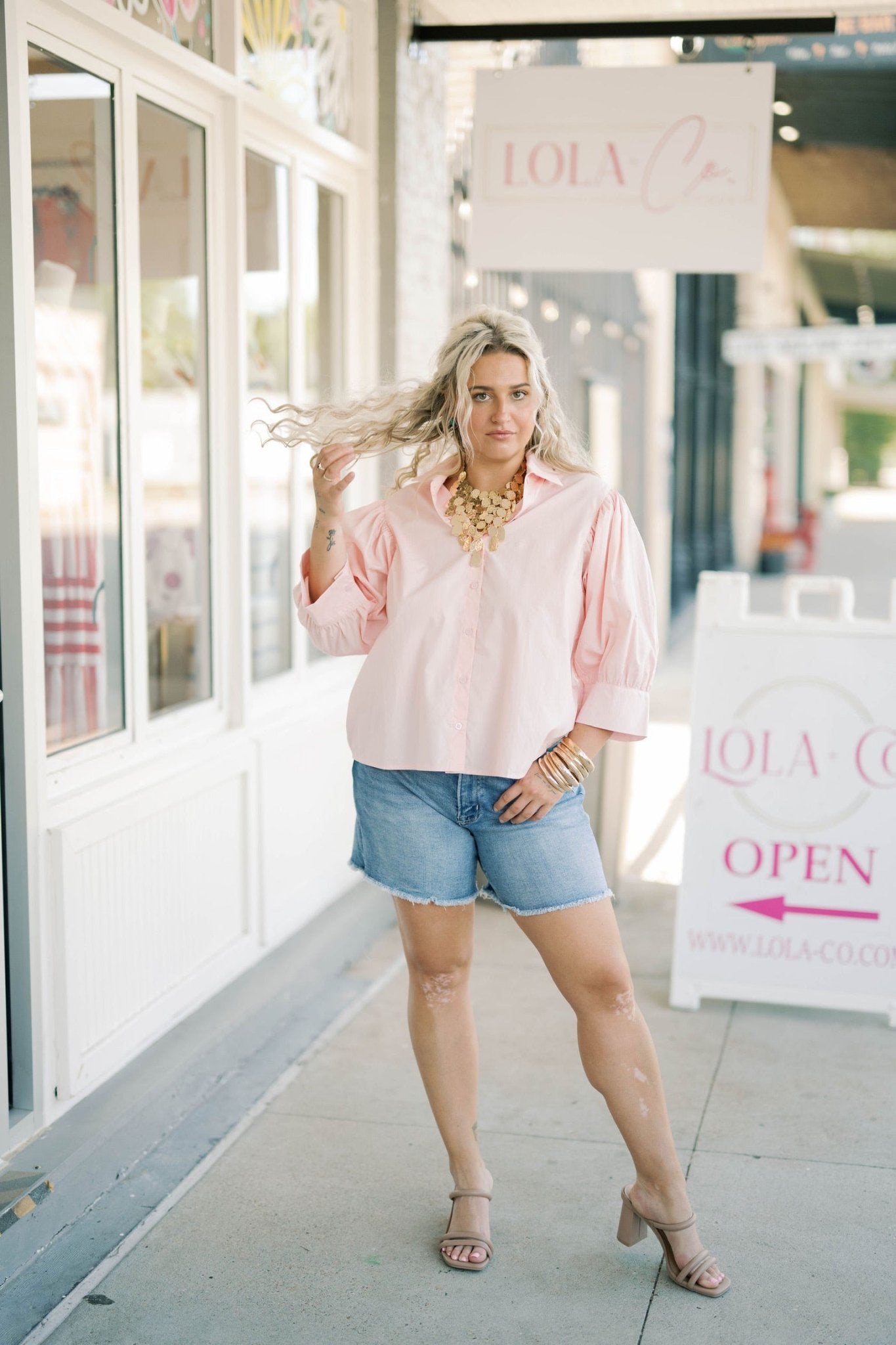 Penthouse Charm Top - Tops - Blouses - She & Sky