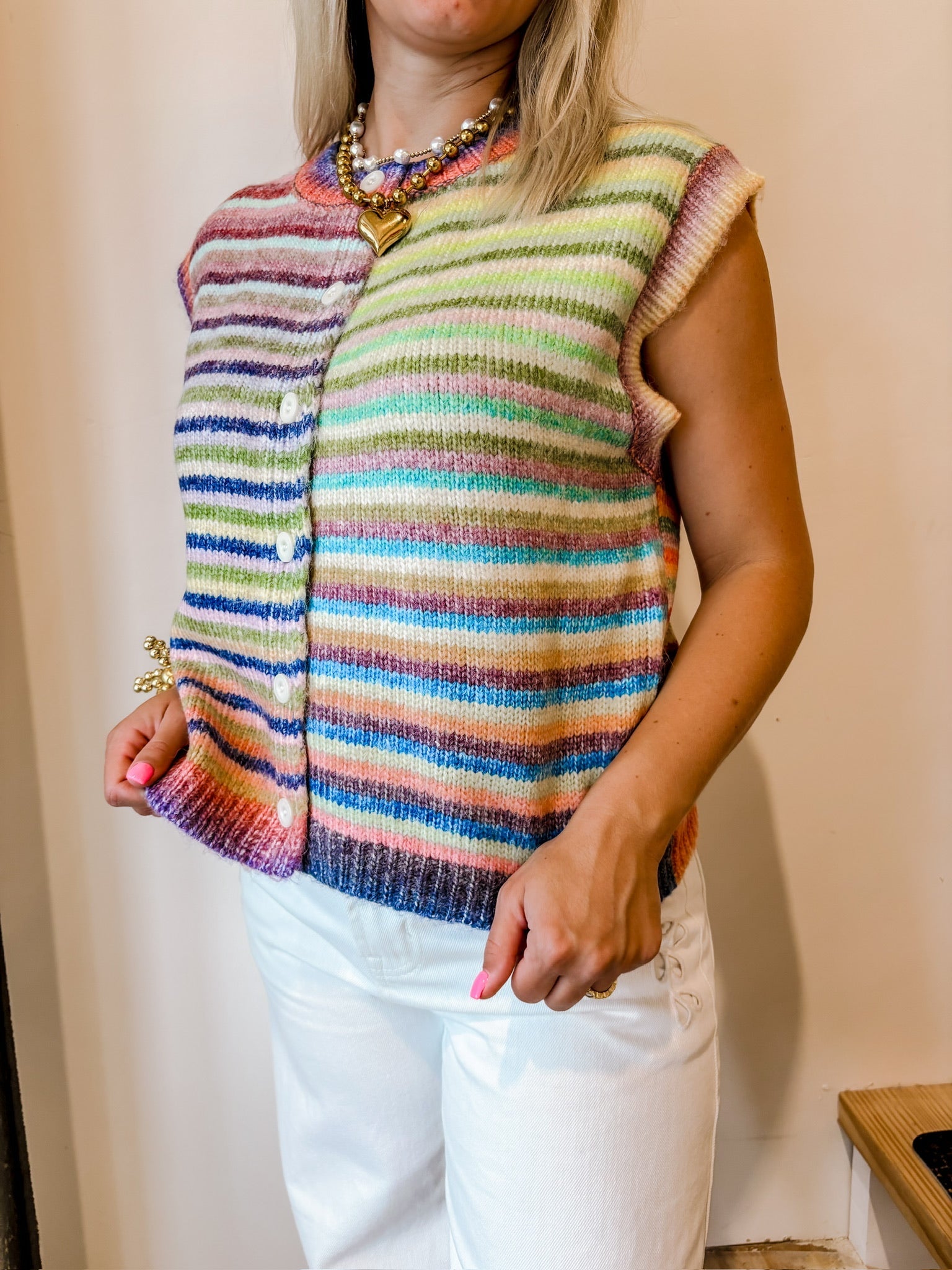Petal Lover Knit Sweater Top - Tops - Sweaters - Wishlist