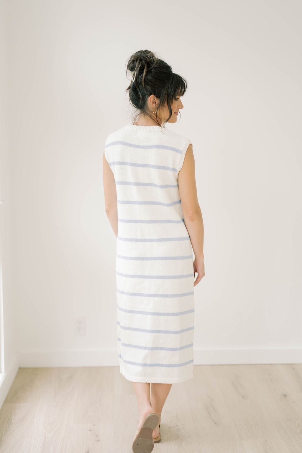 Pinch Me Striped Sweater Dress - Dresses - Able