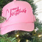 Pink Merry Christmas Cap - Summer Tees