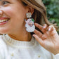 Pink Santa Earrings - Jewelry - Earrings - Gaby & Grace