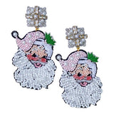 Pink Santa Earrings - Jewelry - Earrings - Gaby & Grace