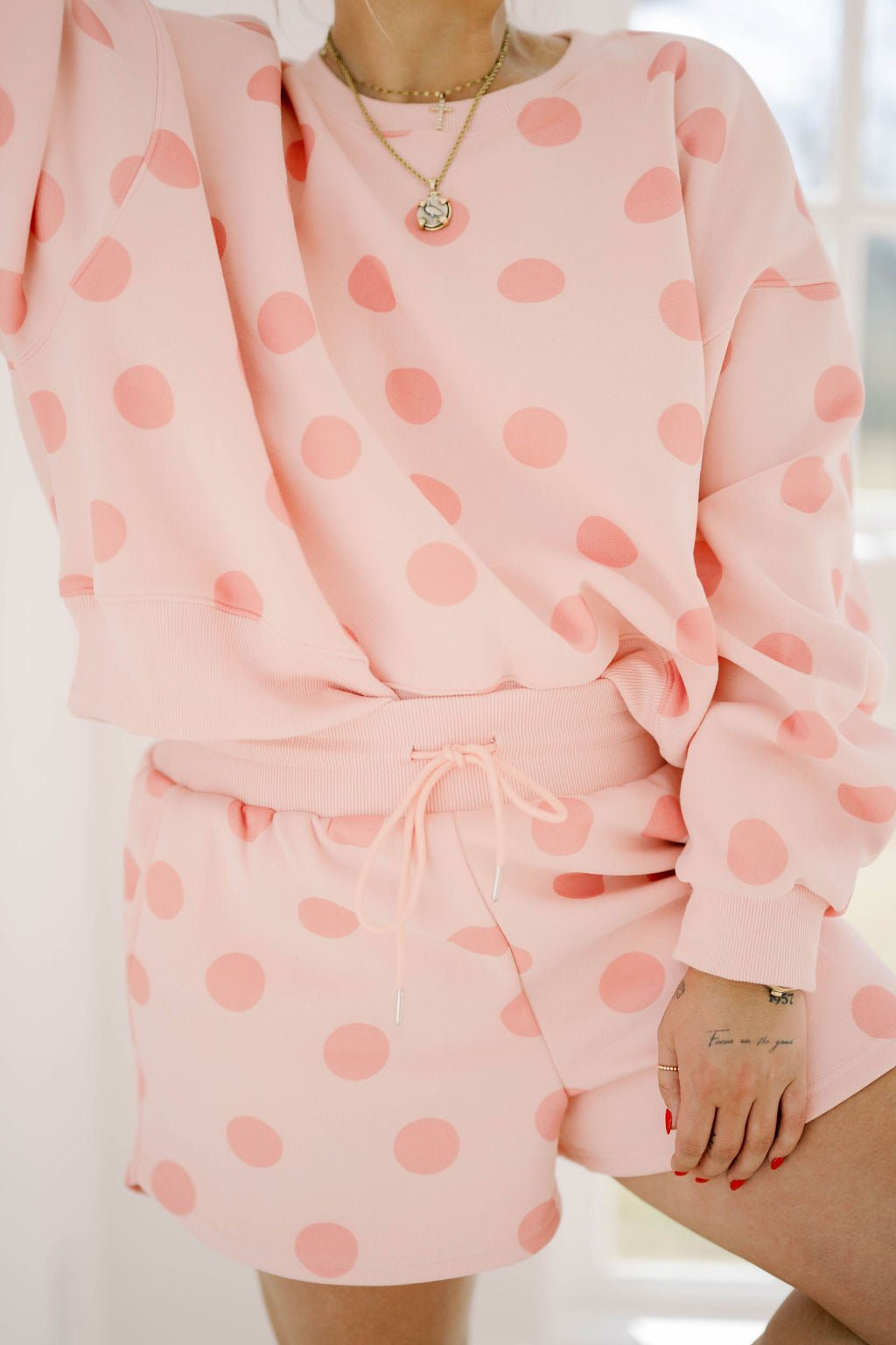 Polka Dot Matching Shorts - Bottoms - Shorts - Poppy & Pine