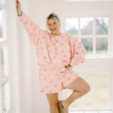 Polka Dot Pink Matching Sweatshirt - Tops - Sweatshirts - Poppy & Pine