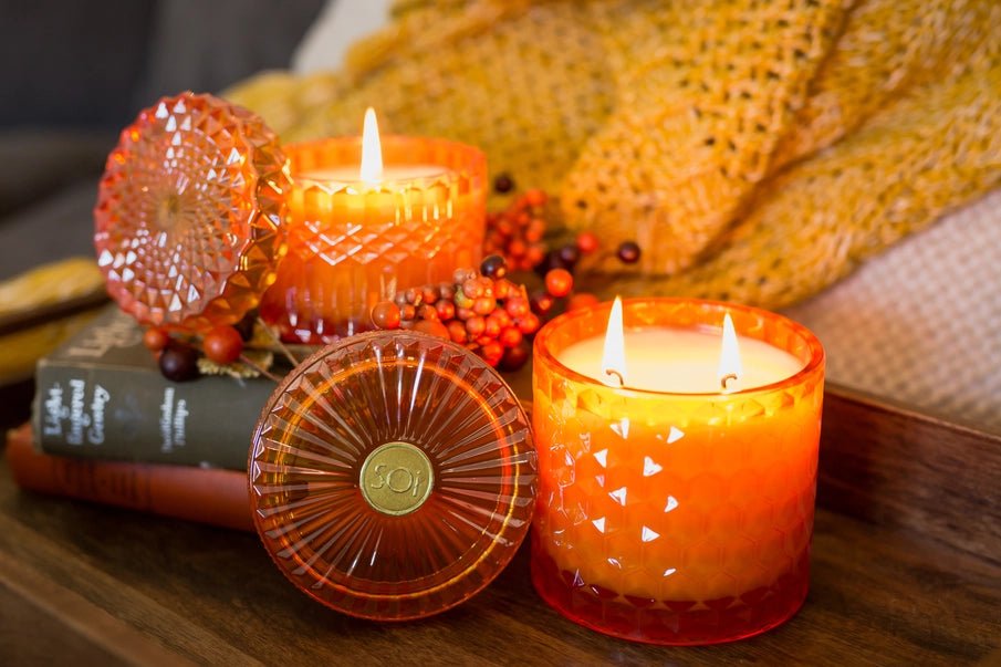 Pomander 8oz Petite Orange Shimmer Candle - Home - Fragrance - Candles - SOI