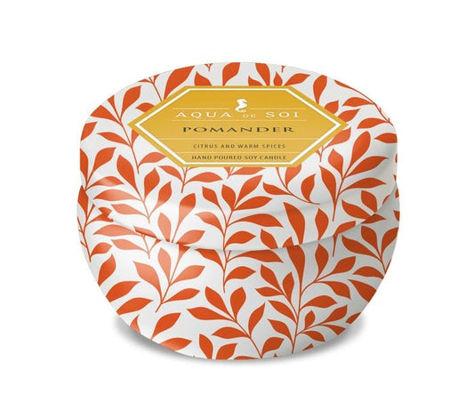 Pomander 9oz Aqua De SOI Tin Candle - Home - Fragrance - Candles - SOI