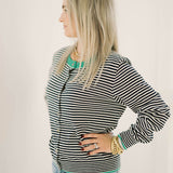 Promise Me Striped Cardigan Sweater - Tops - Sweaters - Things Between