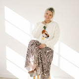 Quack Embroidered Sweater - Tops - Sweaters - Wishlist