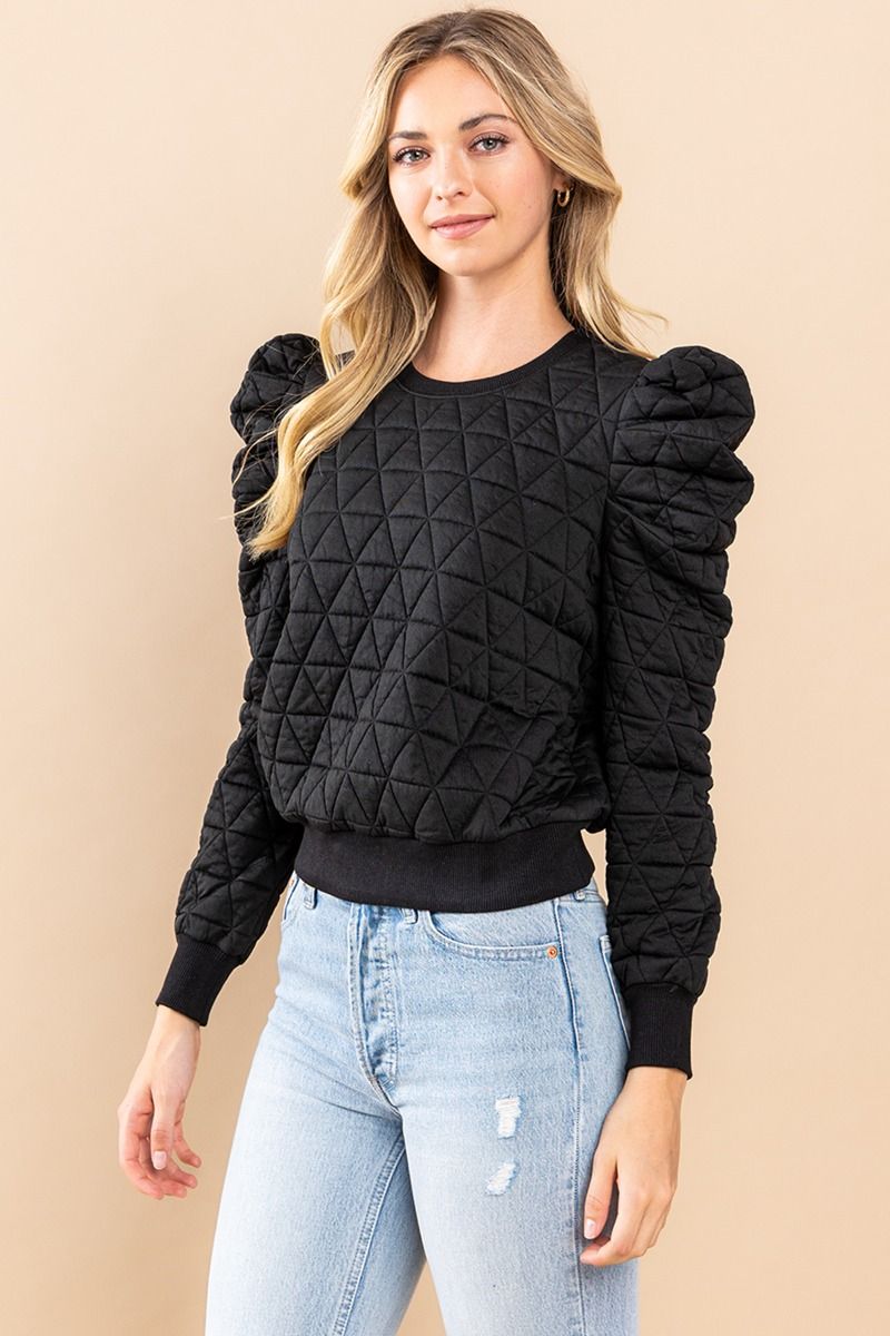 Stay toasty with this comfy quilted top! The perfect fit for cozy evenings by the campfire - just pair it with some favorite denim and you're good to go! Guaranteed to keep you comfiest when the night gets chilly.