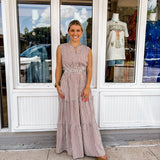 Relax and Repeat Gingham Maxi Dress - Dresses - She & Sky
