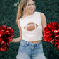 Rhinestone Football Game Day Ready Tank - Tops - Tanks - Needii