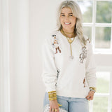Rodeo Ready Graphic Sweatshirt - Tops - Sweatshirts - Blue B