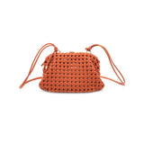 Orange Rubber Woven Crossbody Handbag - Accessories - Purses & Handbags - BC Bags