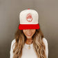 Santa Embroidered Canvas Trucker Hat - Accessories - Hats - Summer Tees