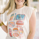 Sardine Summer Muscle Tee - Tops - Tees - Summer Tees