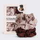Satin Scrunchies 5pc - Cameo - Accessories - Hair - Kitsch