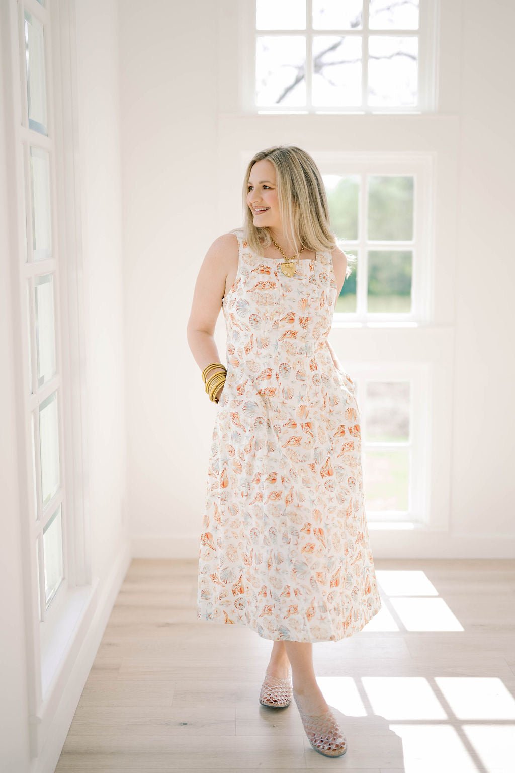 Seaside Views Shell Dress - Dresses - Entro