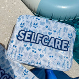 Selfcare Blue Americana Clear Coat XL Bag - Bags - Travel - Kenz Kustomz