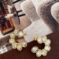 Serena Rhinestone Loop Earrings - Jewelry - Earrings - Chansutt Pearls