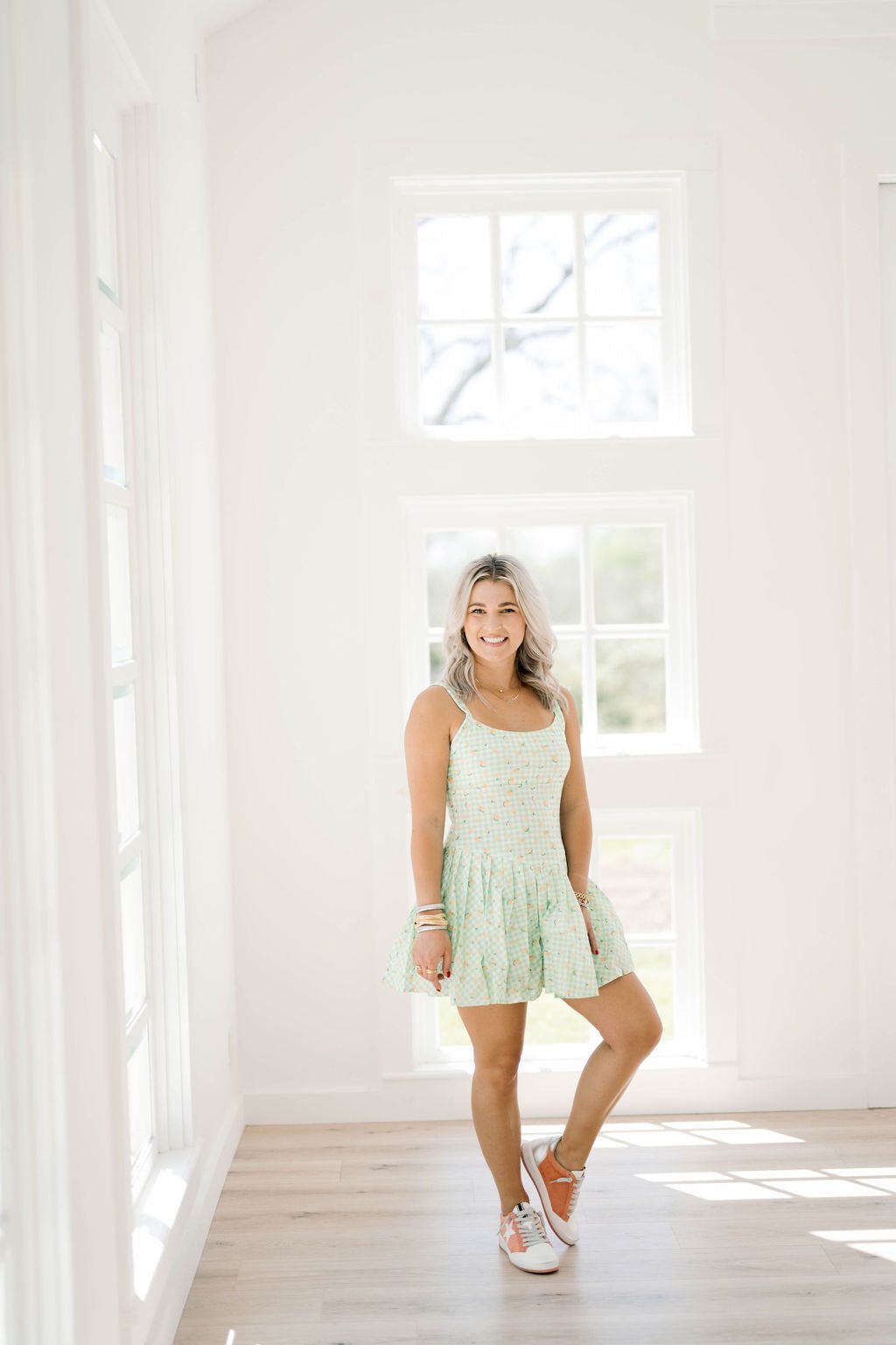 Set Me Up Lemon Golf Dress/Romper - Rompers - Peach Love CA
