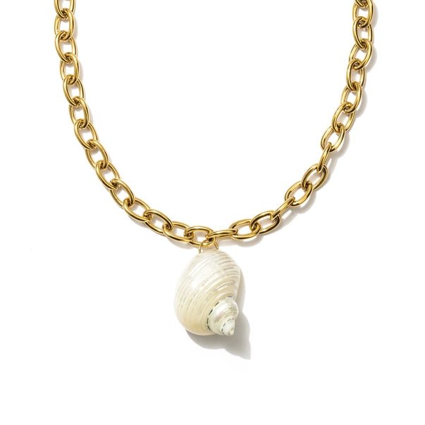 Shell Statement Chain Necklace - Jewelry - Necklaces - Brenda Grands Jewelry