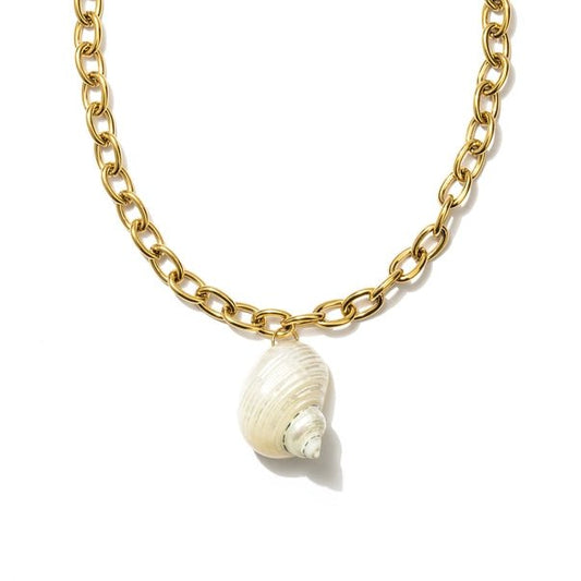 Shell Statement Chain Necklace - Jewelry - Necklaces - Brenda Grands Jewelry
