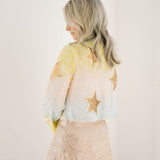 Shine Bright Sequin Star Crop Cardigan - Outerwear - Jackets - Blue B