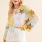 Shine Bright Sequin Star Crop Cardigan - Outerwear - Jackets - Blue B