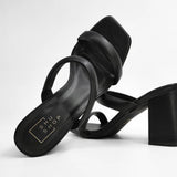 ShuShop Black Farah Strap Heel - Shoes - Heels - ShuShop