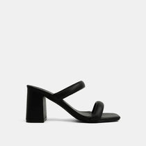 ShuShop Black Farah Strap Heel - Shoes - Heels - ShuShop