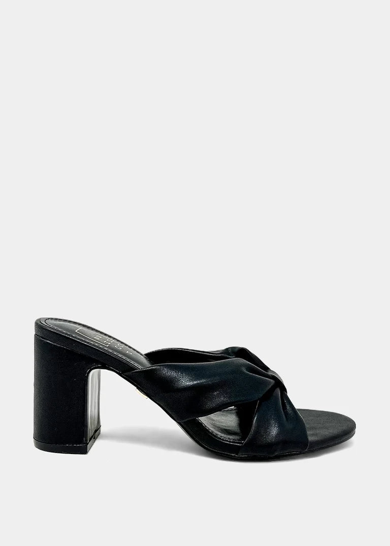 ShuShop Felicity Bow Knot Block Heel - Shoes - Heels - ShuShop