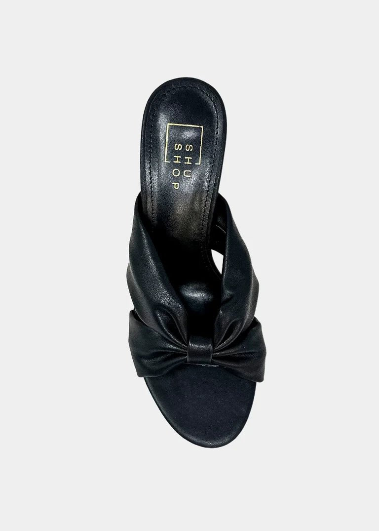 ShuShop Felicity Bow Knot Block Heel - Shoes - Heels - ShuShop