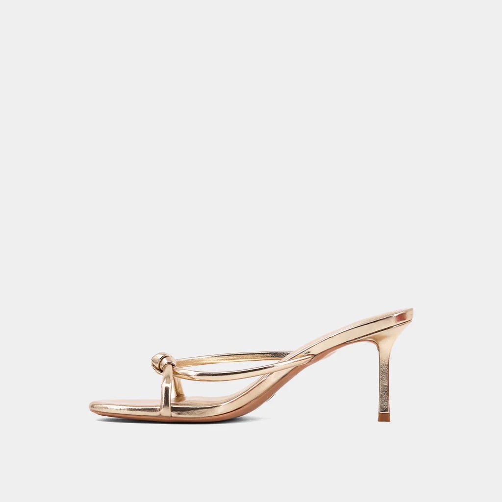 ShuShop Heidi Metallic Gold Heel - Shoes - Heels - ShuShop