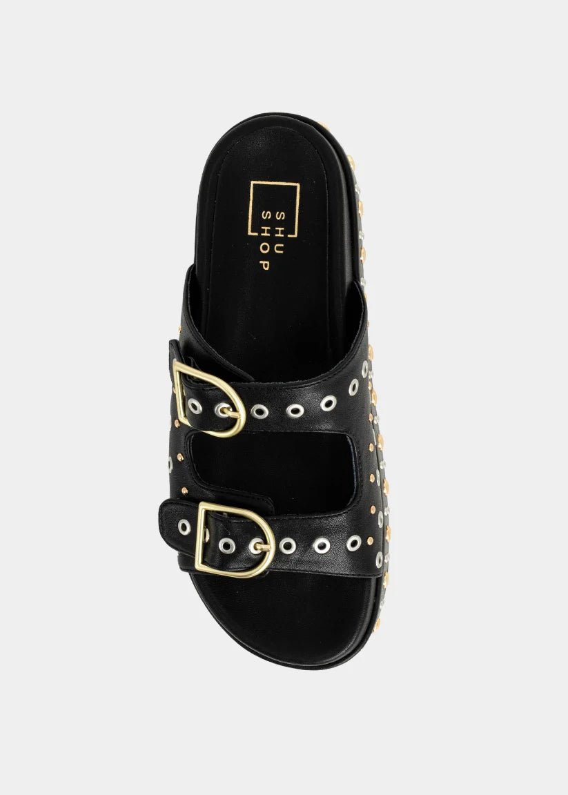 ShuShop Irene Platform Studded Sandal - Shoes - Sandals - ShuShop