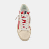 ShuShop Paula Red Snake Sneaker - Shoes - Sneakers - ShuShop