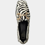 ShuShop Therese Zebra Hair Loafers - Shoes - Flats - ShuShop
