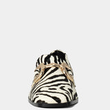 ShuShop Therese Zebra Hair Loafers - Shoes - Flats - ShuShop