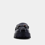 ShuShop Patent Black Tiffany Mule Loafer - Shoes - Mules - ShuShop