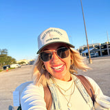 Silly Goose Society Embroidered Canvas Trucker Hat - Accessories - Hats - Happiest
