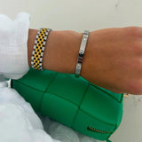 Silver Heart Bangle - Jewelry - Bracelets - Chansutt Pearls